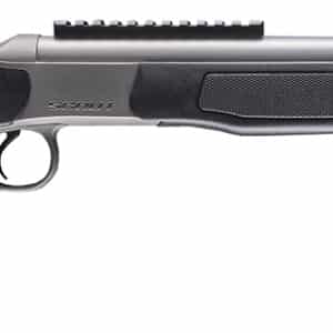CVA CR4439S Scout Takedown 35 Whelen 1rd 22" Stainless Fluted Threaded Barrel, Stainless Steel Receiver w/Picatinny Rail, Adj Comb & LOP Black Synthetic Stock