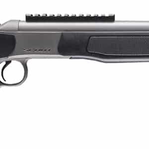 CVA CR4445S Scout Takedown 444 Marlin 1rd 22" Stainless Fluted Threaded Barrel, Stainless Steel Receiver w/Picatinny Rail, Adj Comb & LOP Black Synthetic Stock