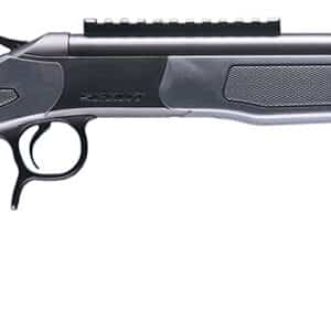 CVA CR4441 Scout  400 Legend 1rd 20" Blued Threaded Barrel, Blued Picatinny Rail Receiver, Stealth Gray Fixed Synthetic Stock