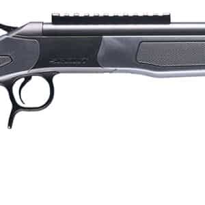 CVA CR4444 Scout  44 Mag 1rd 20" Blued Threaded Barrel, Blued Picatinny Rail Receiver, Stealth Gray Fixed Synthetic Stock