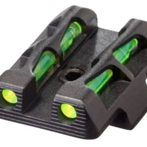 HiViz GLLW11 LiteWave Rear Sight for Glock 42/43 Green Fiber Optic Rear Sight