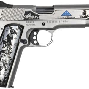 Cnc Firearms CNCFOLDSHONOR Folds Of Honor Limited Edition 45 ACP 7+1 5" Match Grade Barrel, Engraved/Serrated Stainless Steel Slide, Stainless Steel Frame w/Beavertail, Scenic Aluminum Grip