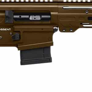 CMMG 55A520BMB Dissent BR4 5.56x45mm 10+1 16.10" Black Nitride Threaded Barrel, Midnight Bronze Cerakote Aluminum Receiver w/Picatinny Rail, M-LOK Handguard, Magpul Fixed Black Polymer Stock