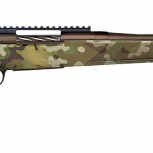 Mossberg 28283 Patriot Compact 300 Win Mag 4+1 20" Patriot Brown Cerakote Threaded Bull Barrel, Patriot Brown Cerakote Steel Receiver w/Picatinny Rail, MultiCam Fixed Synthetic Stock