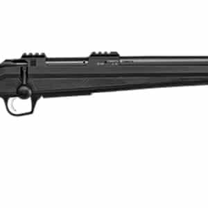 CZ-USA 07417 600+ Alpha 6.5 PRC 3+1 24" Black Nitride Threaded Barrel, Black Nitride Aluminum Receiver w/Weaver Rail, Black Soft Touch Fixed Polymer Stock