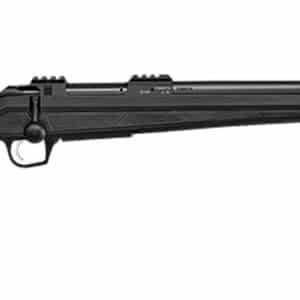 CZ-USA 07414 600+ Alpha 308 Win 5+1 20" Black Nitride Threaded Barrel, Black Nitride Aluminum Receiver w/Weaver Rail, Black Soft Touch Fixed Polymer Stock
