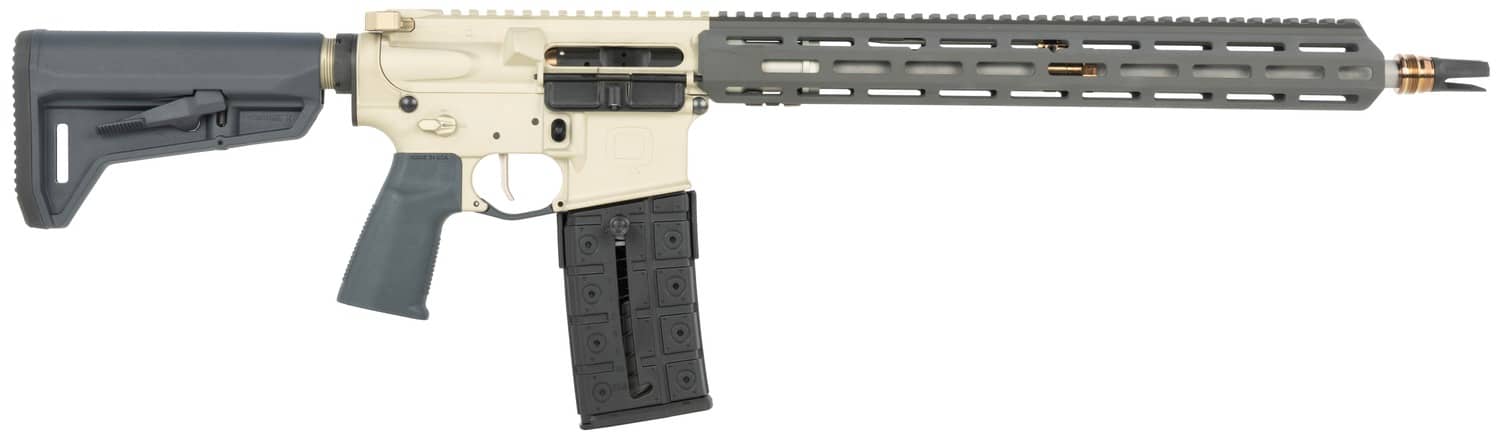 Q LLC Sugar Weasel *CA Compliant 5.56 NATO 10+1 16" Clear Anodized Cerakote Aluminum Receiver w/Picatinny Rail, M-LOK Handguard, CMOE SL-K Black Polymer Stock, Black Polymer Grip