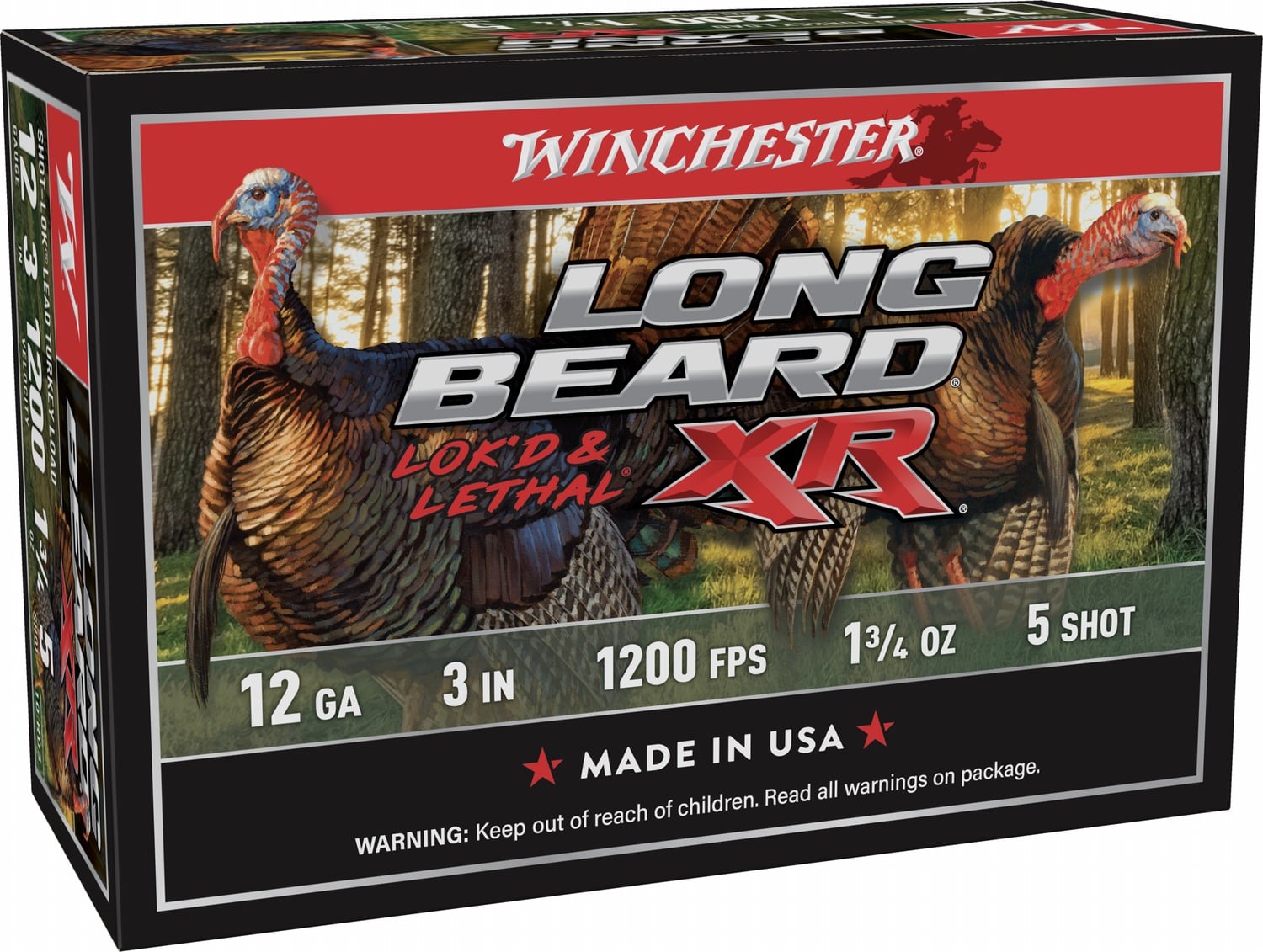WIN STLB1235N 12G 3" #5 LONGBEARD XR 1-3/4 10/10