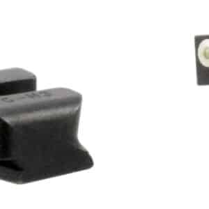 TruGlo TG231W1W Tritium Pro  Black | Green Tritium White Outline Front Sight Green Tritium Rear Sight