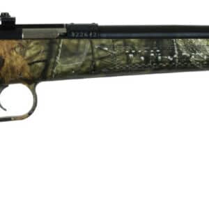 Crickett KSA2163 Youth  22 LR 1rd 16.12" Blued Barrel & Receiver, Fixed Front/Adjustable Rear Peep Sight, Hydro Dipped Mossy Oak Break-Up Synthetic Stock w/11.5" LOP, Rebounding Firing Pin Safety