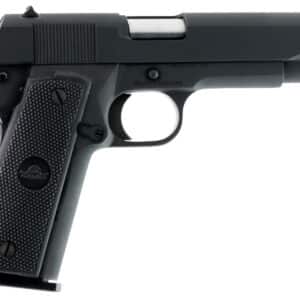 Rock Island 51453 GI Standard FSHC *CA Compliant 45 ACP Caliber with 5" Barrel, 10+1 Capacity, Overall Black Parkerized Finish Steel, Beavertail Frame, Serrated Slide & Black Rubber Grip