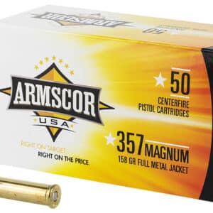 Armscor FAC3576N USA  357Mag 158gr Full Metal Jacket 50 Per Box/20 Case