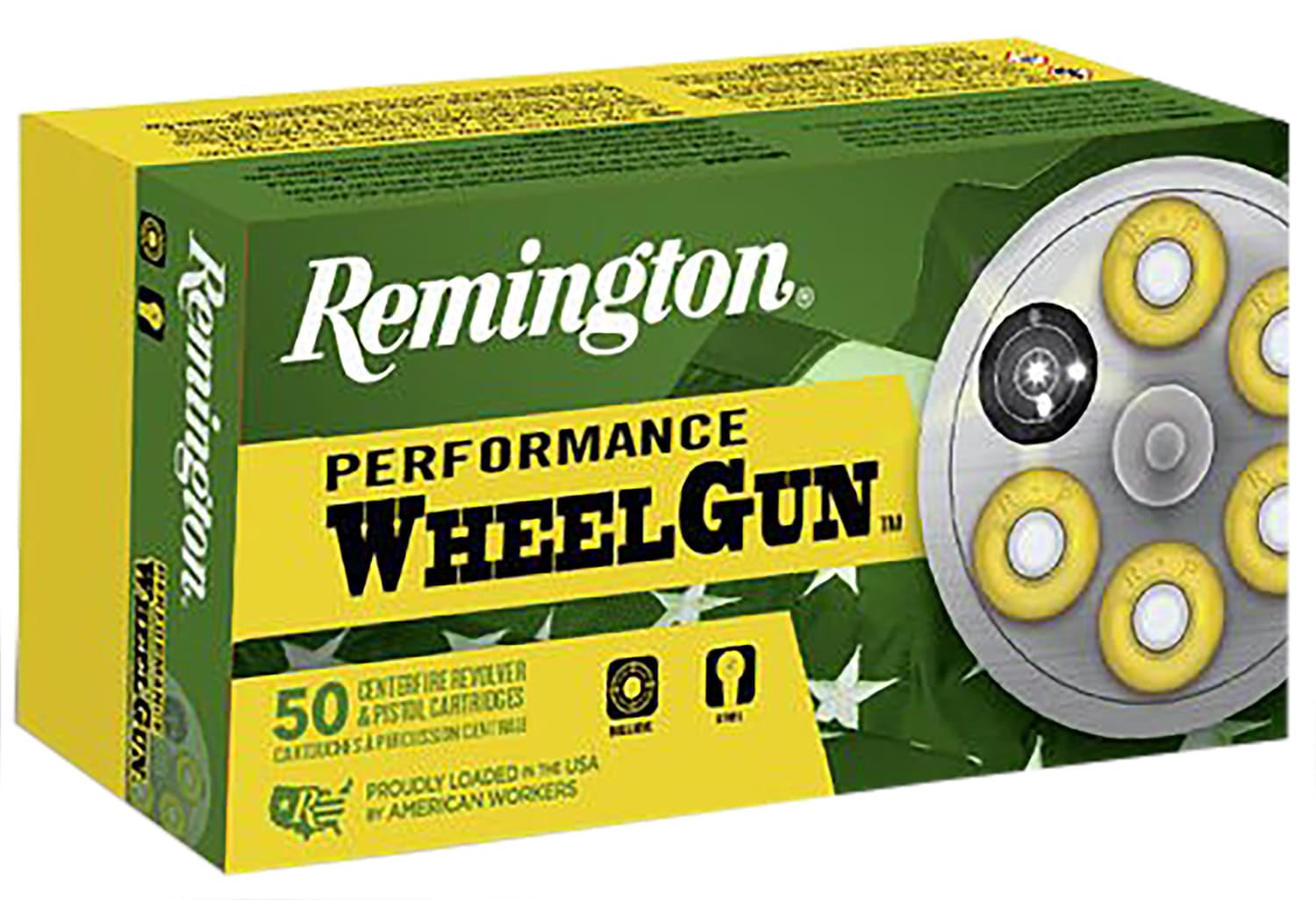 Remington Ammunition 22340 Performance WheelGun 45Colt 250gr Lead Round Nose 50 Per Box/10 Case