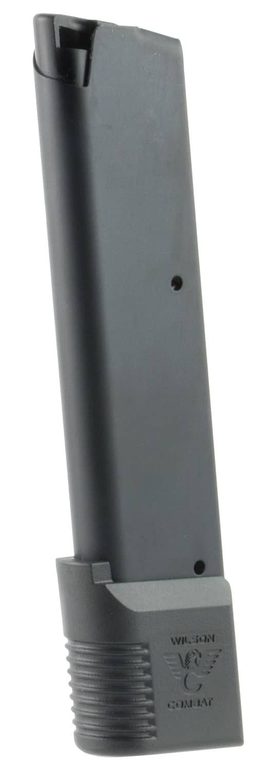 Wilson Combat 4745FS10B 1911 10rd Detachable w/ Wraparound Floor Plate 45 ACP Fits 1911 Government Black Stainless Steel