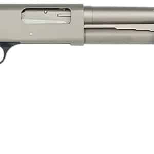Mossberg 50299 590 Mariner 12 Gauge 8+1 3" 20" Cylinder Bore Barrel, Silver Marinecote Barrel/Receiver, Synthetic Stock, Includes Pistol Grip Conversion Kit