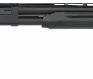 Mossberg 56420 500 All Purpose Full Size 12 Gauge Pump 3" 5+1 28" Matte Blued Vent Rib Barrel, Matte Blued Integral Scope Mount Steel Receiver, Fixed Black Synthetic Stock, Right Hand, Accu-Set Chokes