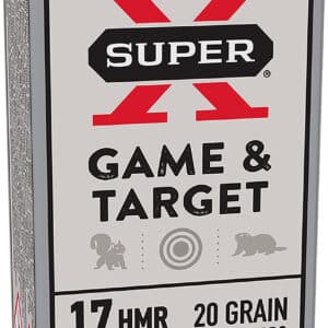 Winchester Ammo X17HMR1 Super X 17HMR 20gr Hornady XTP Hollow Point 50 Per Box/20 Case