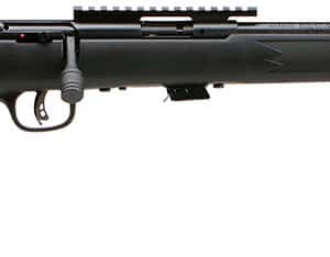 Savage Arms 28702 Mark II FV-SR Full Size 22 LR 5+1 16.50" Matte Black Fluted Threaded Barrel, Matte Black Picatinny Rail Carbon Steel Receiver, Matte Black Fixed Synthetic Stock, Right Hand
