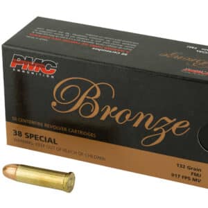 PMC 38G Bronze  38Special 132gr Full Metal Jacket 50 Per Box/20 Case