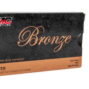 PMC 45A Bronze  45ACP 230gr Full Metal Jacket 50 Per Box/20 Case