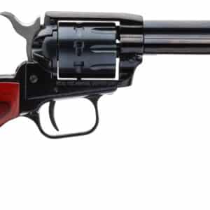 Heritage Mfg RR22999MB4 Rough Rider  22 LR 22 WMR 9 Shot, 4.75" Black Steel Barrel, Black Zinc Alloy Frame, Black Cylinder, Cocobolo Grip, Hammer/Thumb Safety, Exposed Hammer
