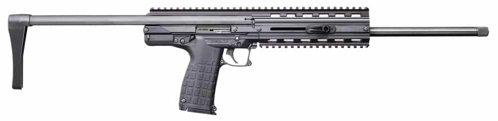 Kel-Tec CMR30BLK CMR 30 Compact 22 WMR 30+1 16.10" Black Steel Threaded Barrel, Black Aluminum w/Picatinny Rail Receiver, Black Collapsible Stock, Black Polymer Grip Ambidextrous