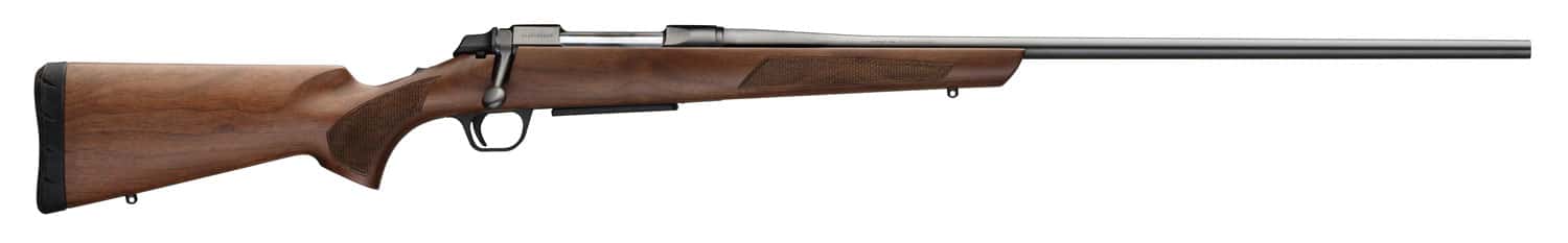Browning 035801224 AB3 Hunter 270 Win 4+1 22" Matte Blued/ 22" Free-Floating Button-Rifled Barrel, Matte Blued Steel Receiver, Satin Black Walnut/ Wood Stock, Right Hand