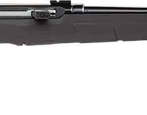 Savage Arms 47001 A Series Magnum Full Size 17 HMR 10+1 22" High Luster Button Rifled Barrel, High Luster Drilled & Tapped Carbon Steel Receiver, Matte Black Fixed Synthetic Stock, Right Hand