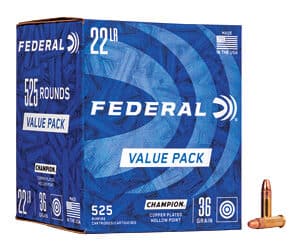 FED CHAMP 22LR 36GR CP HP 525/5250