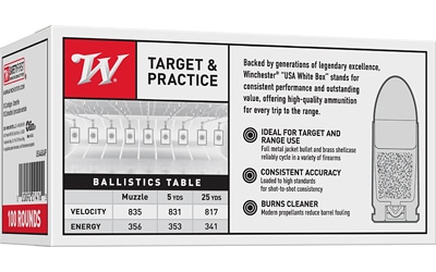WIN USA 45ACP 230GR FMJ 100/500 - Image 2