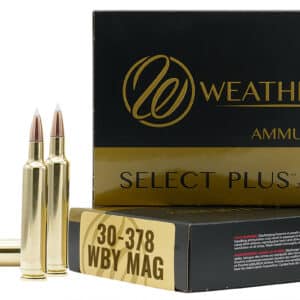 Weatherby H303220ELDX Select Plus 30-378WthbyMag 220gr Hornady ELD X 20 Per Box/10 Case