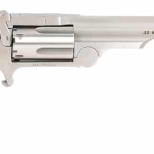North American Arms 22MCR4 Ranger II 22 LR/22 WMR 5 Shot 4" Stainless Steel Barrel, Stainless Steel Frame, Stainless Cylinder, Rosewood Boot Grip, Exposed Hammer, Extra Cylinder