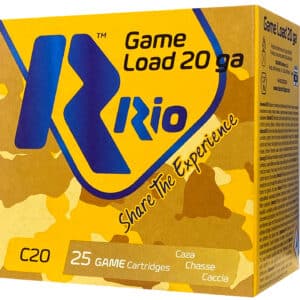 Rio Ammunition RC206 Game Load 20Gauge 2.75" 1oz 6Shot 25 Per Box/10 Case