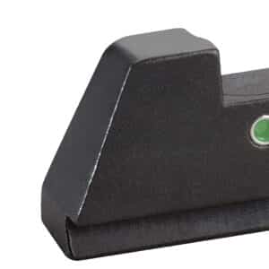 AmeriGlo GL391 Optic Compatible Sight Set for Glock  XL Tall Green Tritium LumiGreen Outline Front Sight-Green Tritium  Rear Sight