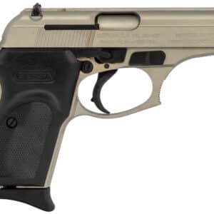 Bersa T380NKL8 Thunder  Micro-Compact Frame 380 ACP 8+1, 3.50" Satin Nickel Steel Barrel, Serrated Steel Slide & Aluminum Frame
