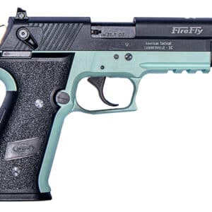 GSG GERG2210FFM FireFly  22 LR 10+1 4" Black Serrated Slide, Mint Zinc Alloy w/Accessory Rail Frame, Black Polymer Grip