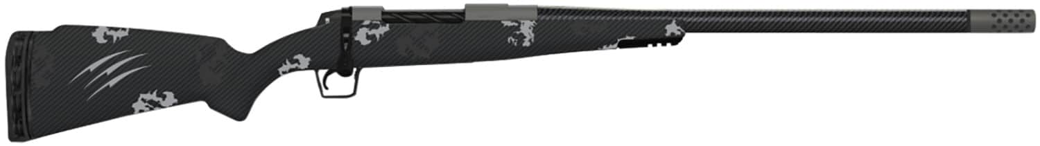 Fierce Firearms TROG300PRC20GP CT Rogue 300 PRC 3+1 20" Carbon Fiber Barrel, Glacier Cerakote Titanium Rec, Phantom Camo Rogue Stock