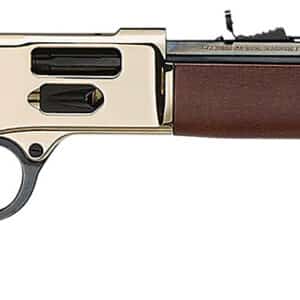 Henry H006GML Mare's Leg Side Gate 44 Mag/44 Special 5+1 12.90" Blued Octagon Barrel, Polished Hardened Brass Receiver, American Walnut Furniture