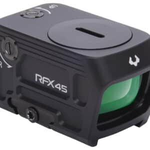 Viridian 9810053 RFX45 Black Anodized 1 x 24 mm x 15.5 mm 5 MOA Green Dot ACRO/RMR