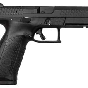 CZ-USA 91550 P-10 F 9mm Luger 19+1 5.10" Black Steel Barrel, Black Nitride Optic Ready/Serrated Steel Slide, Black Polymer Frame w/Picatinny Rail, Ambidextrous