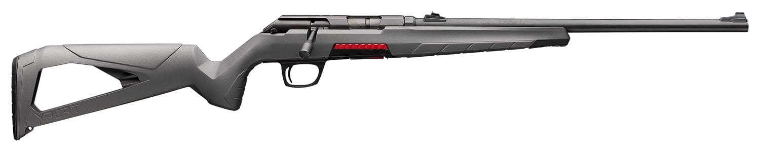 Winchester Repeating Arms 525200186 Xpert Full Size 17 WSM 8+1 18" Matte Black Threaded Sporter Barrel, Drilled & Tapped Steel Receiver, Gray Synthetic Adj Cheek Piece & LOP Stock