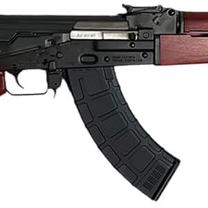 Zastava Arms Usa ZR7762UFSR ZPAPM70 7.62x39mm 30+1 16.30" Black Threaded Barrel, Black 1.5mm Bulged Trunnion Receiver, Serbian Red Wood Handguard, Black Wood Underfolding Stock, Serbian Red Wood Grip
