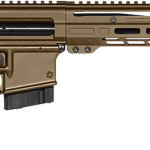 CMMG 28A490FMB Dissent MK4 22 ARC 10+1 16.10" Midnight Bronze Cerakote Picatinny Rail Aluminum Receiver, M-LOK Handguard, Black CMMG Dissent Side Folding Stock, Zeroed Drop-In Single Stage Trigger