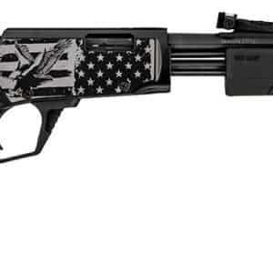 Rossi RP22181SYEN18 RP22  22 LR 15+1 18" Black Polished Alloy Steel Barrel, Black w/Engraved Eagle & US Flag Aluminum Receiver, Black Synthetic Fixed Stock