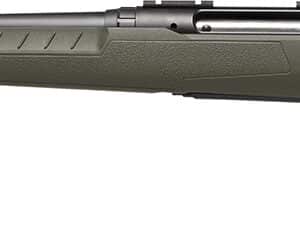 Savage Arms 32074 Axis 2 6.5 Creedmoor 4+1 22" Matte Black Sporter Barrel, Matte Black Drilled & Tapped Steel Receiver, Fixed Green Synthetic Stock, Left Hand