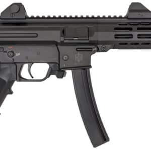 MAC 12755001 IX  9mm Luger 30+1 6.50" Threaded Barrel, Picatinny Rail Receiver & Rear, Black Polymer Grip