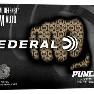 Federal PD10P1G Punch 10mmAuto 200gr Jacketed Hollow Point 50 Per Box/10 Case