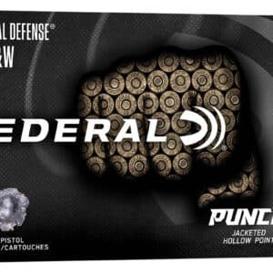 Federal PD40P1G Punch 40S&W 165gr Jacketed Hollow Point 50 Per Box/10 Case