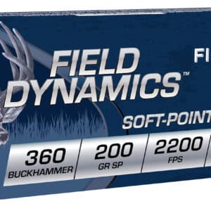 Fiocchi 360BHB Field Dynamics 360Buckhammer 200gr Soft Point 20 Per Box/10 Case