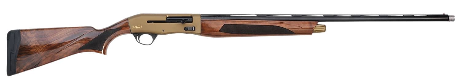 TriStar 24270 Viper G2 Pro Premium Select 28 Gauge Semi-Auto 2.75" 5+1 28" Vent Rib Barrel Forend Receiver Bronze Cerakote Receiver Semi-Gross Turkish Walnut Stock